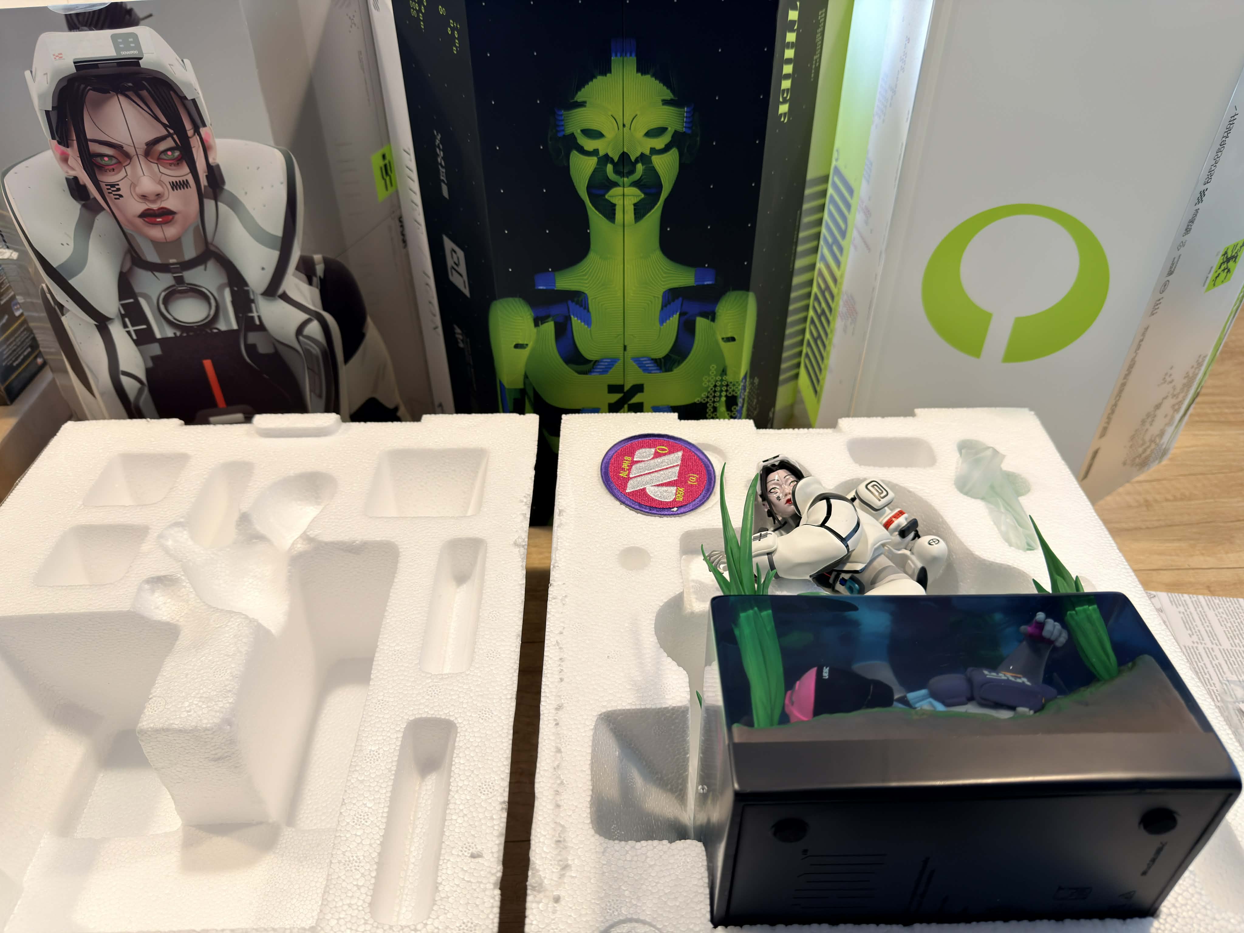 Sześciokątne pudełko z plakatem 3D