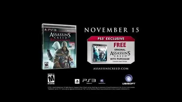 Chcesz kupić Assassin&#039;s Creed: Revelations? Pamiętaj, że w wersji dla PS3 za darmo otrzymasz &quot;jedynkę&quot; [wideo]