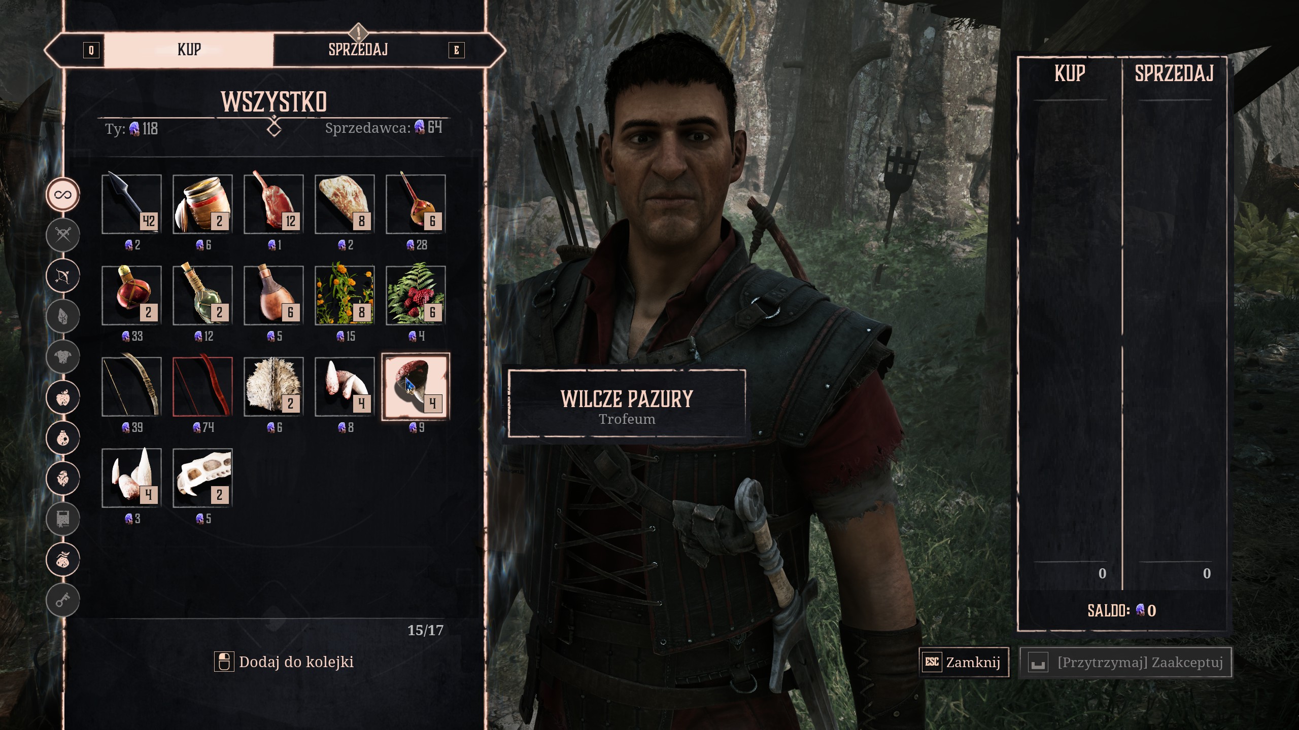 Gothic 1 Remake - Cena magii: wilcze pazury, zwój, czysty papier, Torrez