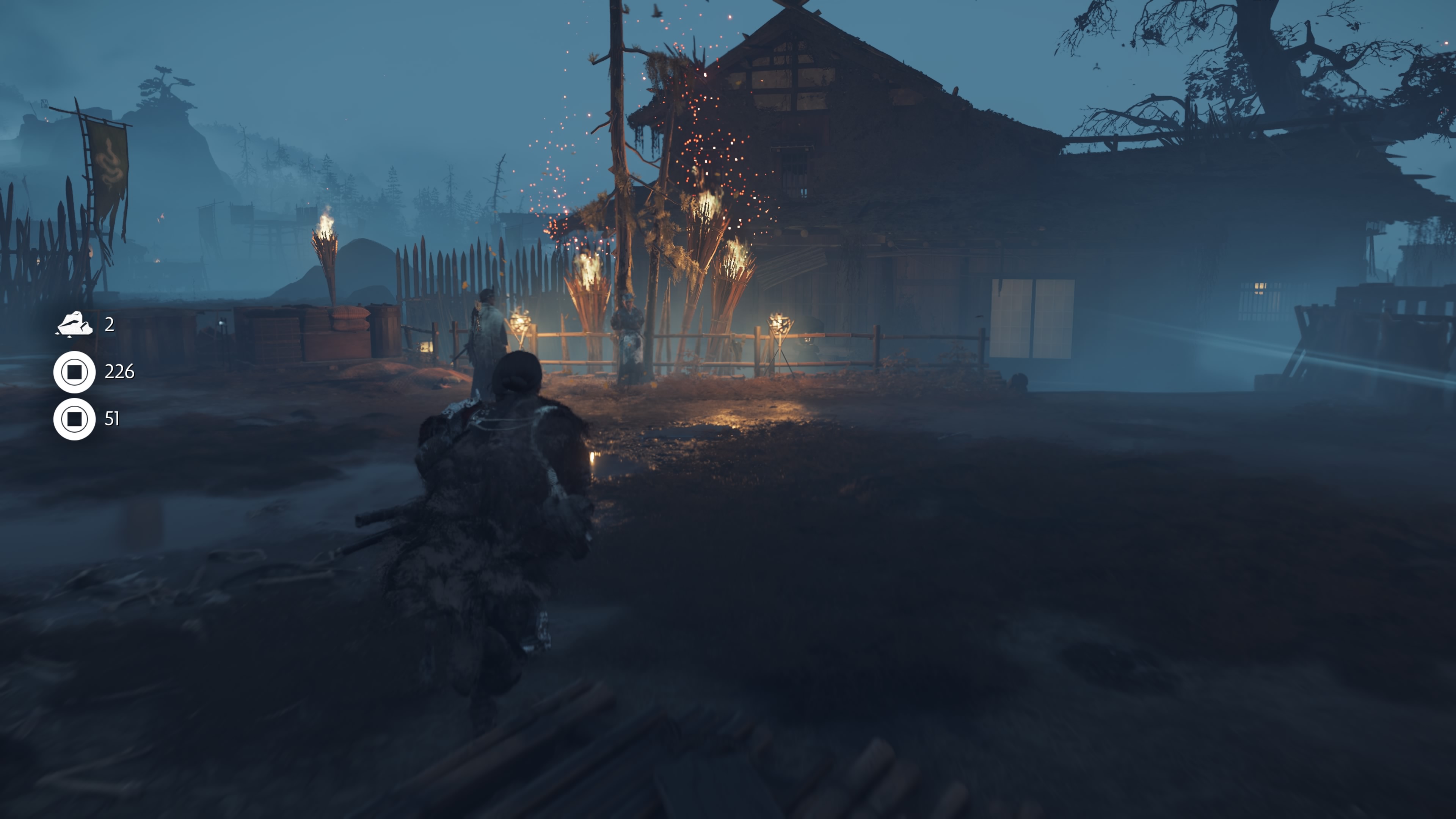 Ghost of Yotei Echoes of Sekigahara: Źródła Ashoro: pułapki, miasto, Honosuke, karczmarz, Wąż