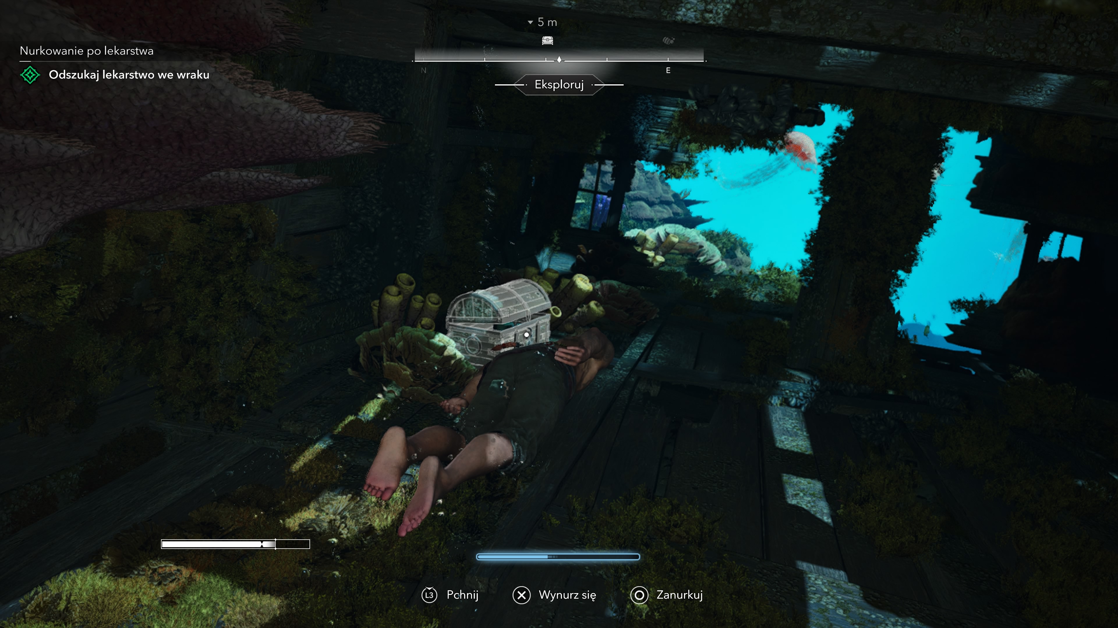 Assassin's Creed Black Flag Resynced - Nurkowanie po lekarstwa: Czarnobrody, dzwon nurkowy, San Ignacio