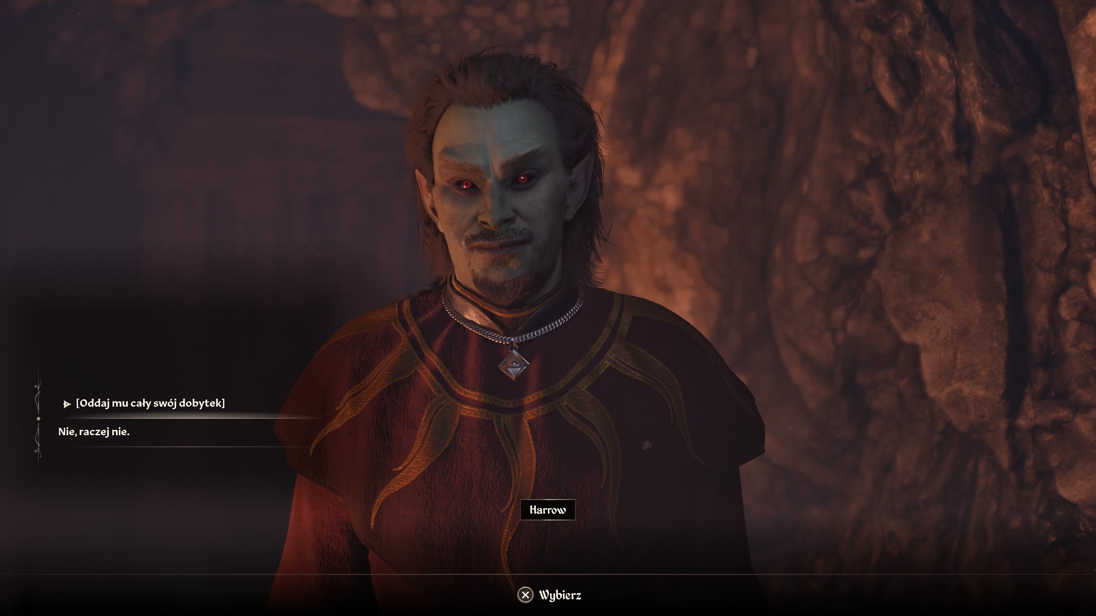 TES IV Oblivion Remastered - Kapliczka Dagona: jaskinia jeziora, Harrow, ratowanie więźnia Jeeliusa, ofiara