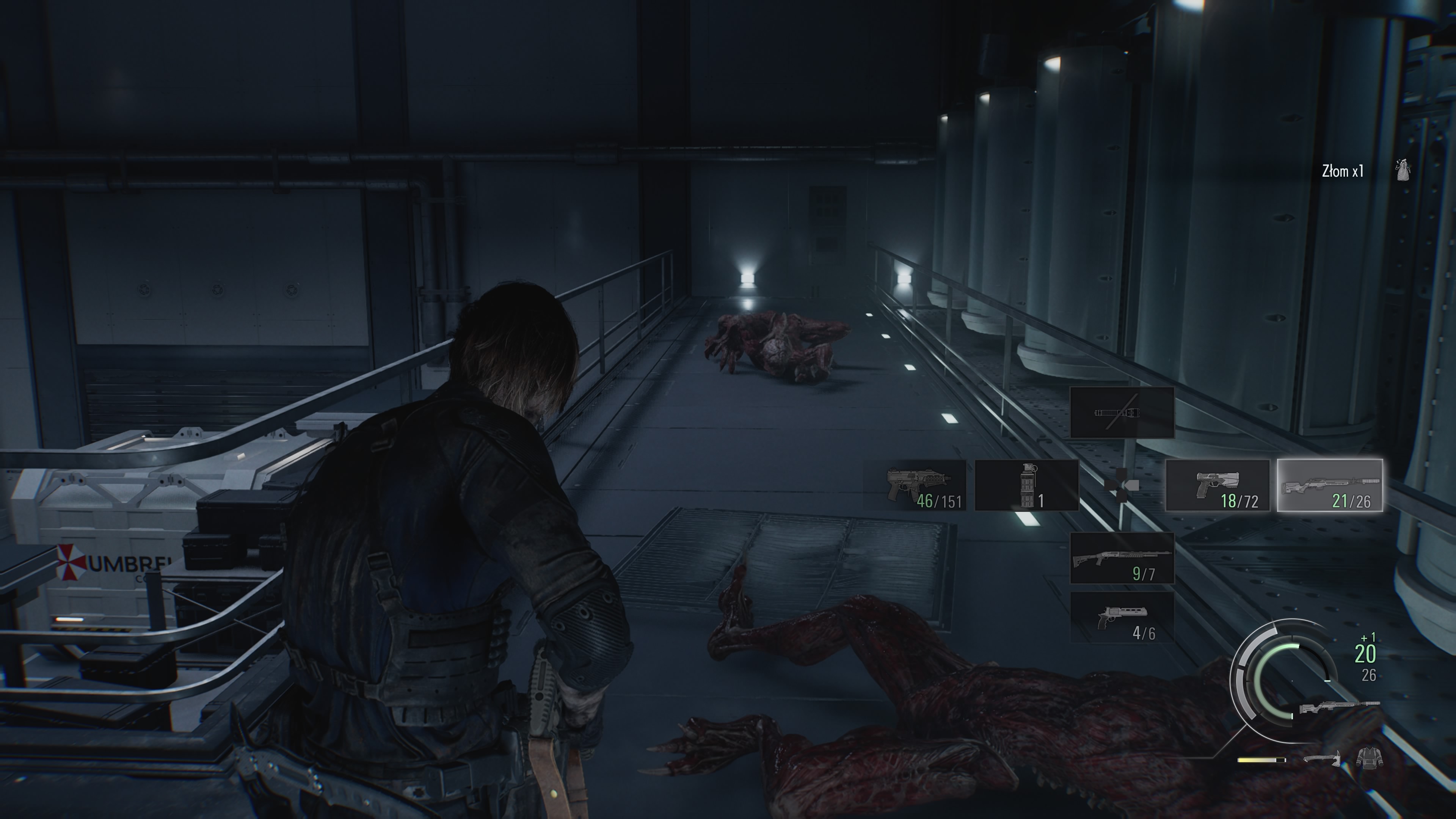 Resident Evil Requiem - Leon: archiwum, winda, choroba, Elpis