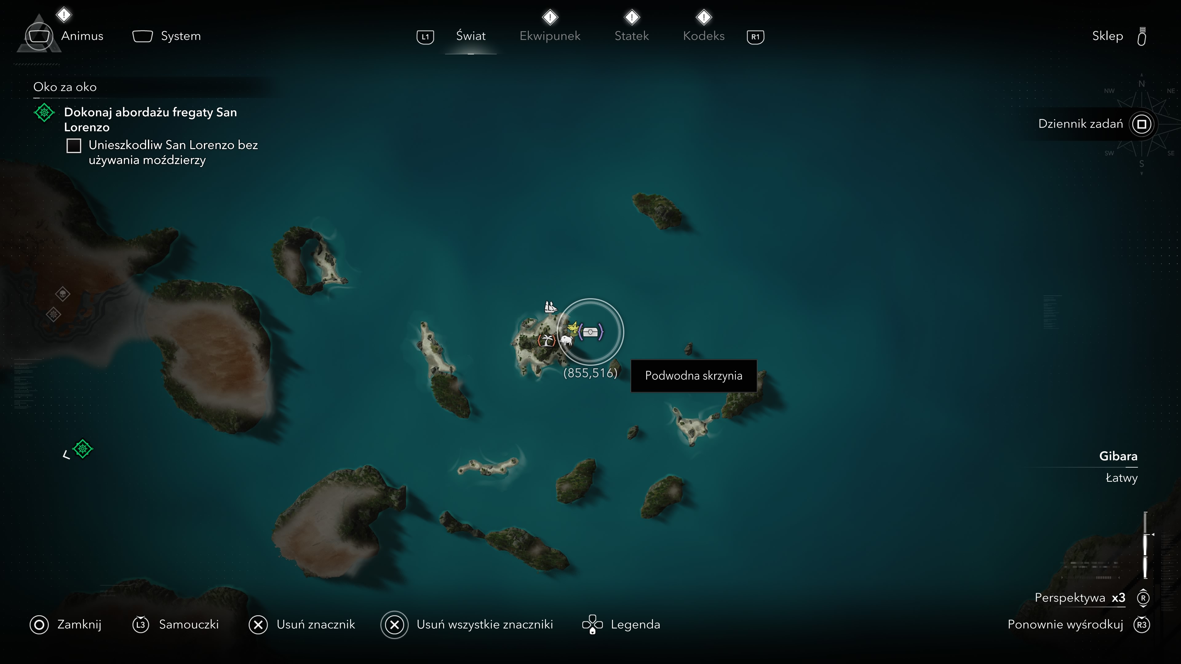Assassin's Creed Black Flag Resynced - Skrzynie na Wyspa Mariguana