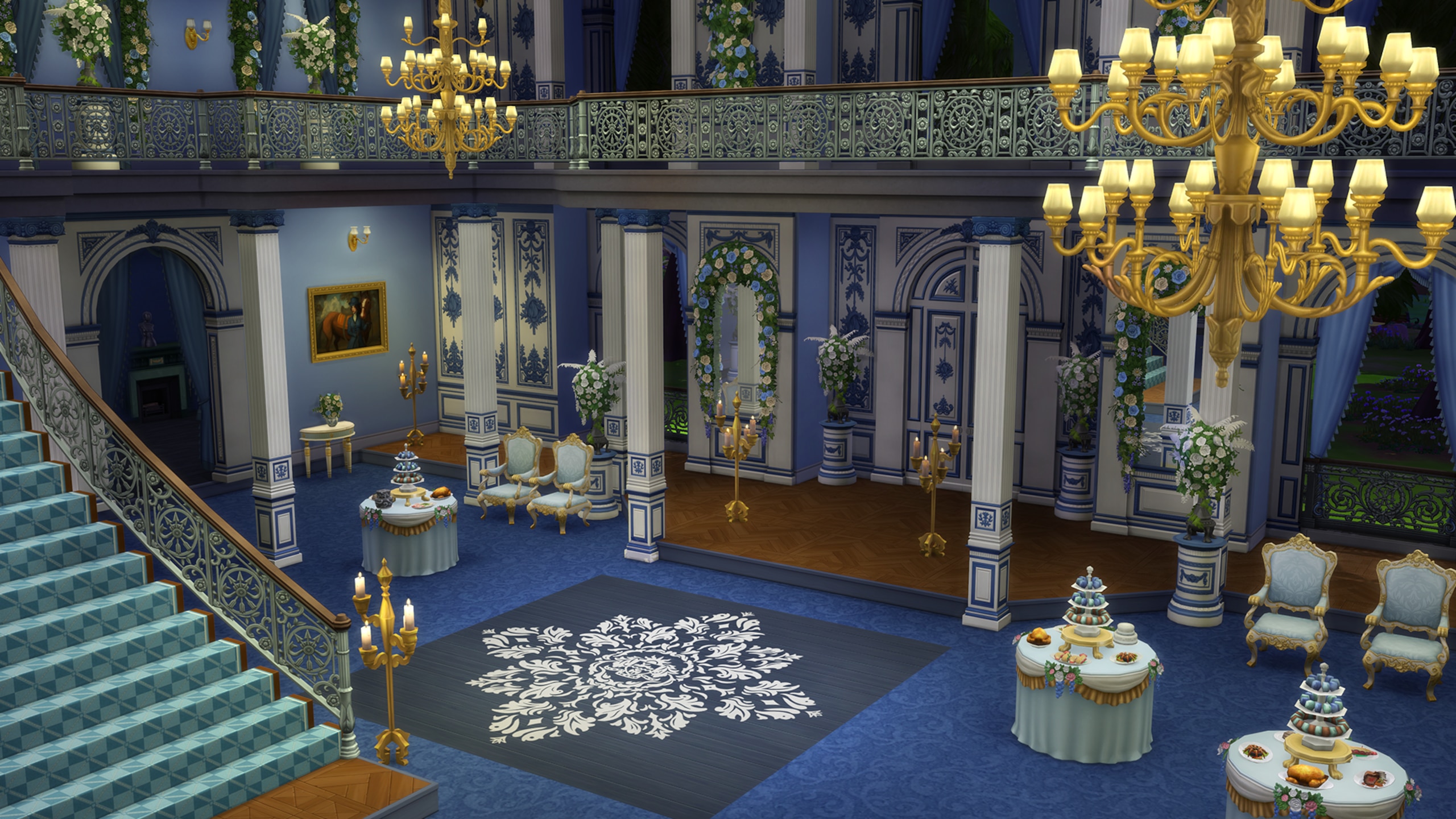 The Sims 4 - zestaw modowy Bal Maskowy Lady Bridgerton oraz Sali Balowej Lady Bridgerton #3