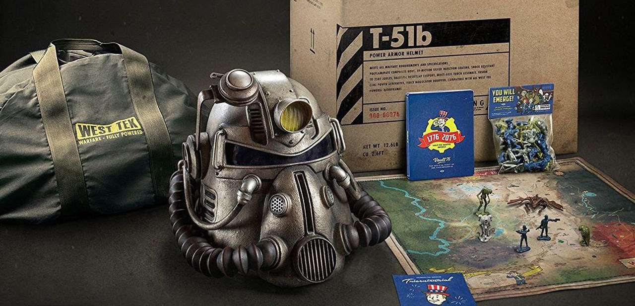 Fallout 76 bombardowany niskimi ocenami przez graczy. Unboxing edycji z hełmem T-51