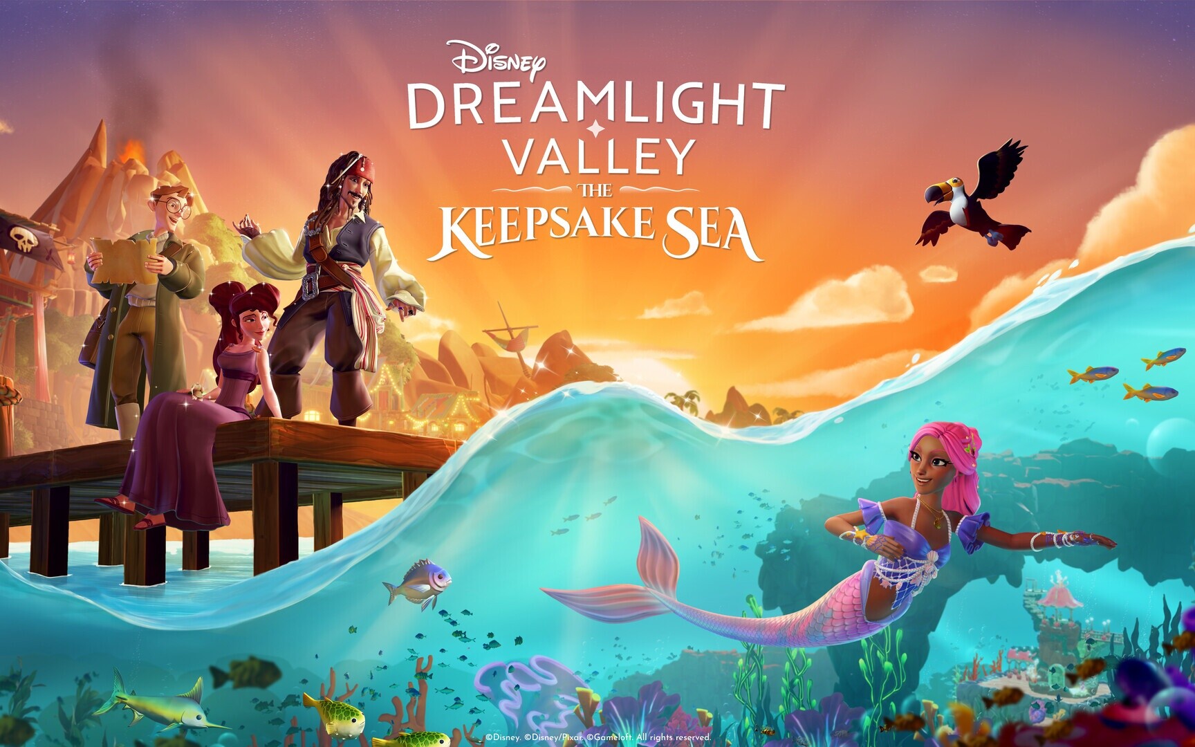 Disney Dreamlight Valley: The Keepsake Sea z datą premiery. Dodatek zabierze graczy pod wodę
