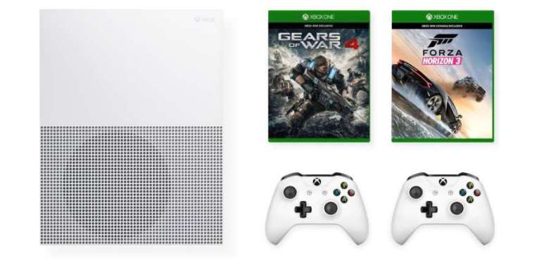 Xbox One S + Forza Horizon 3 + Gears of War 4 + 2 kontroler w bardzo atrakcyjnej cenie od Microsoftu