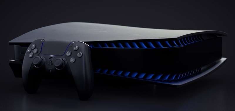PS5 w czarnej obudowie porównany z Xboksem Series X. Świetna wizualizacja PlayStation 5