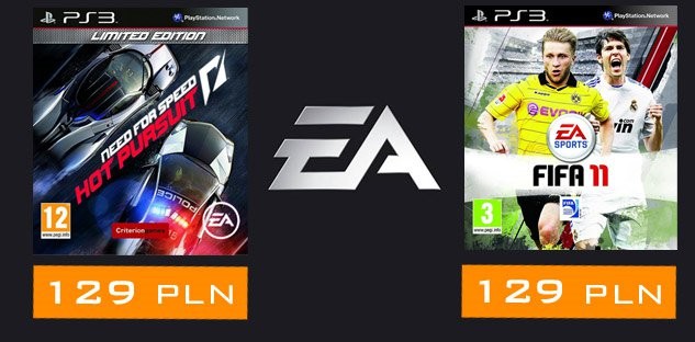 SKLEP PS3Site: FIFA 11 i NFS: Hot Pursuit - tylko 129 PLN za sztukę!
