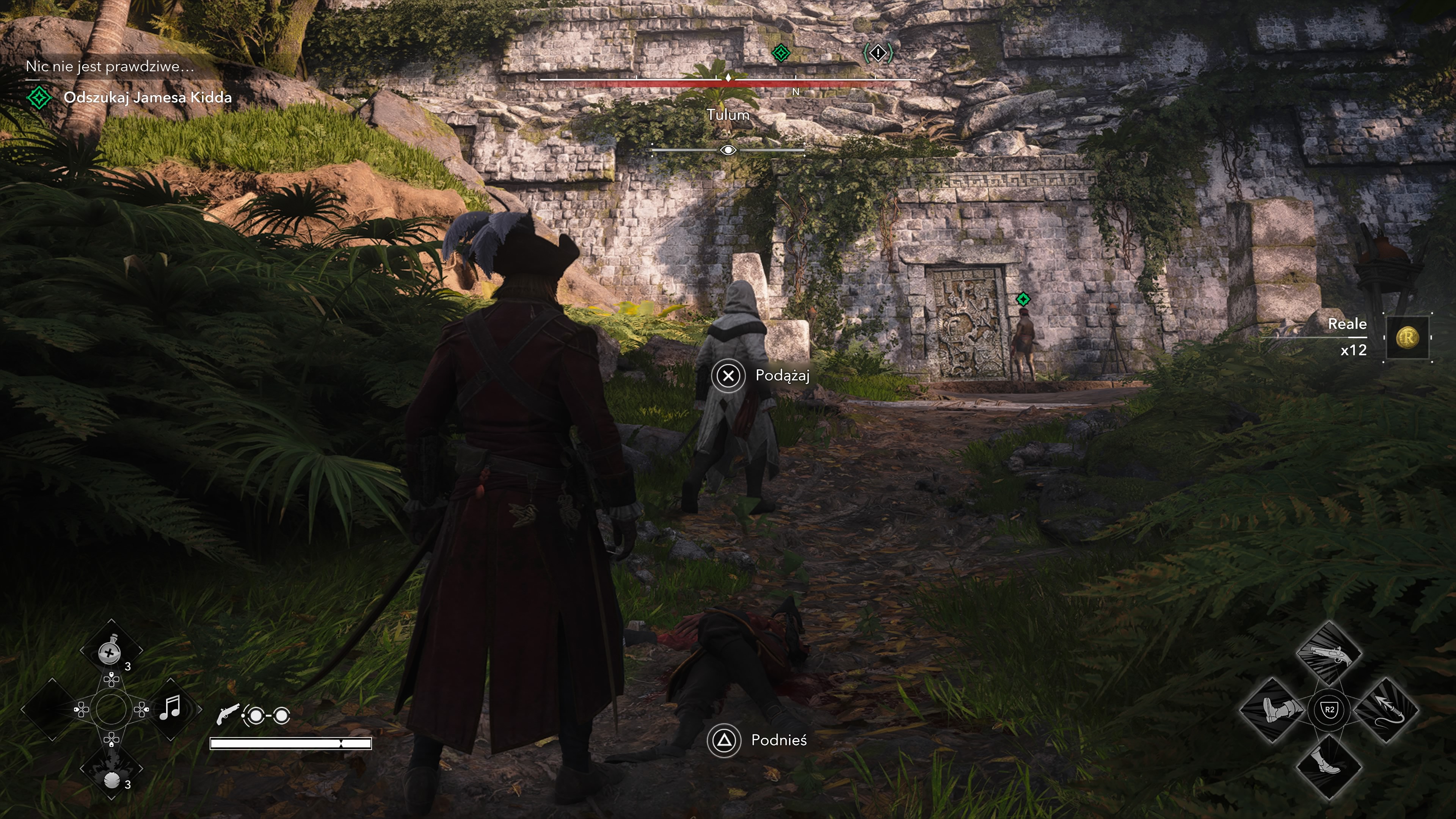 Assassin's Creed Black Flag Resynced - Nic nie jest prawdziwe: asasyn, świątynia, mentor Ah Tabai