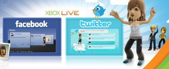 Twitter i Facebook na polskim Xbox Live