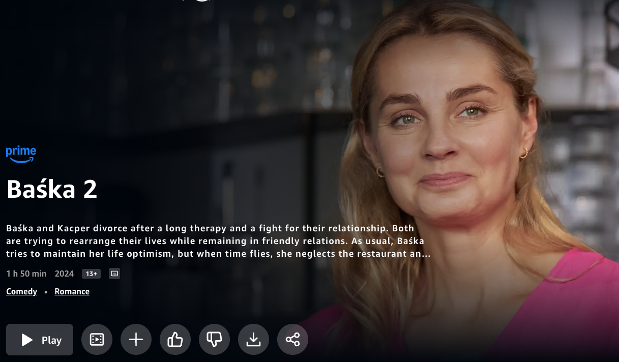 Baśka 2 na Amazon Prime Video