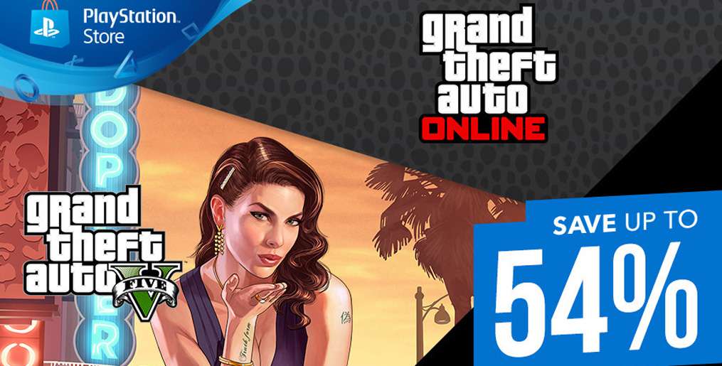 GTA V i GTA Online taniej do 54% w PS Store