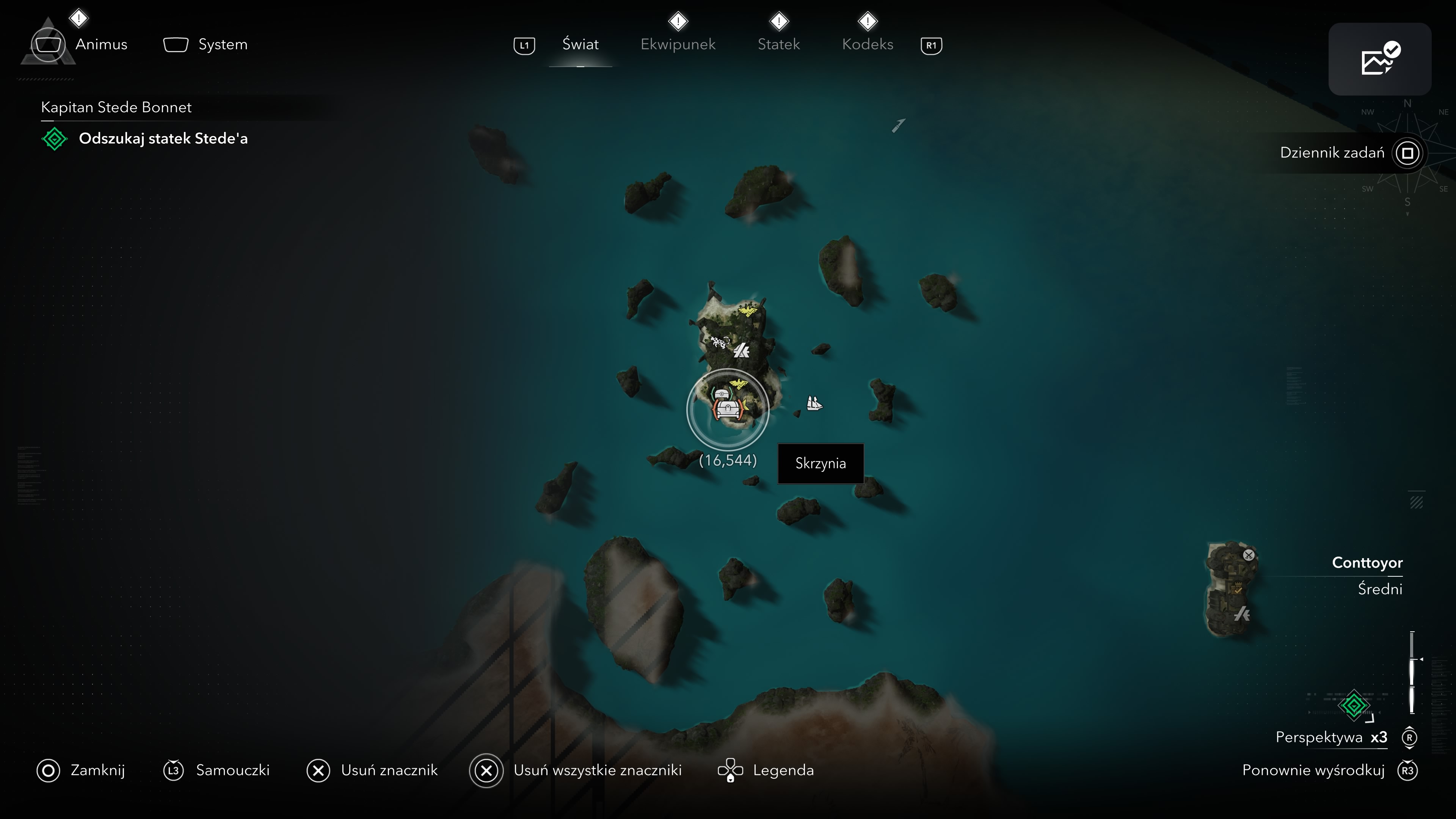 Assassin's Creed Black Flag Resynced - Sekrety na Wyspa Ofiarna