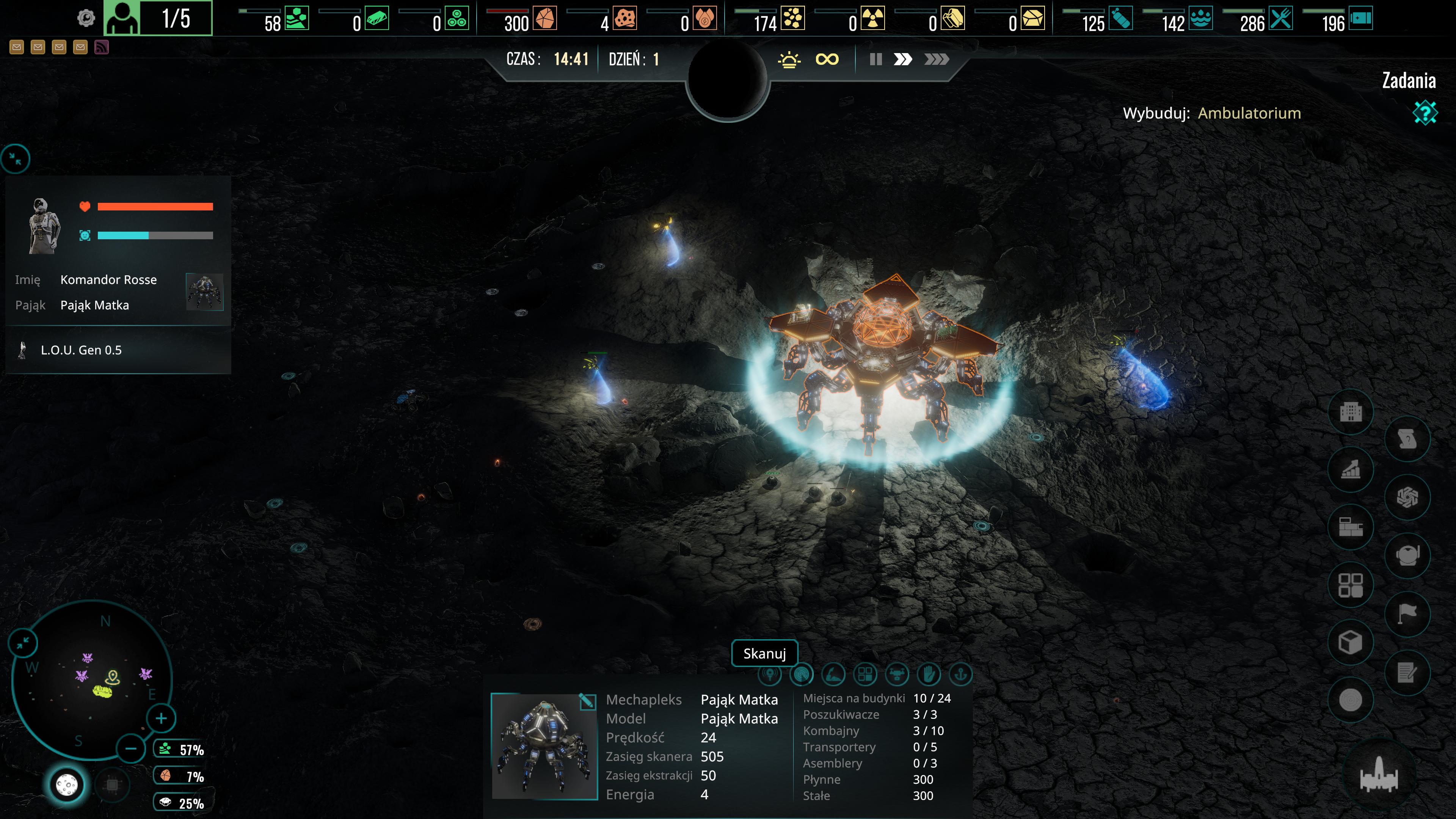 Rozbudowa bazy Dark Moon