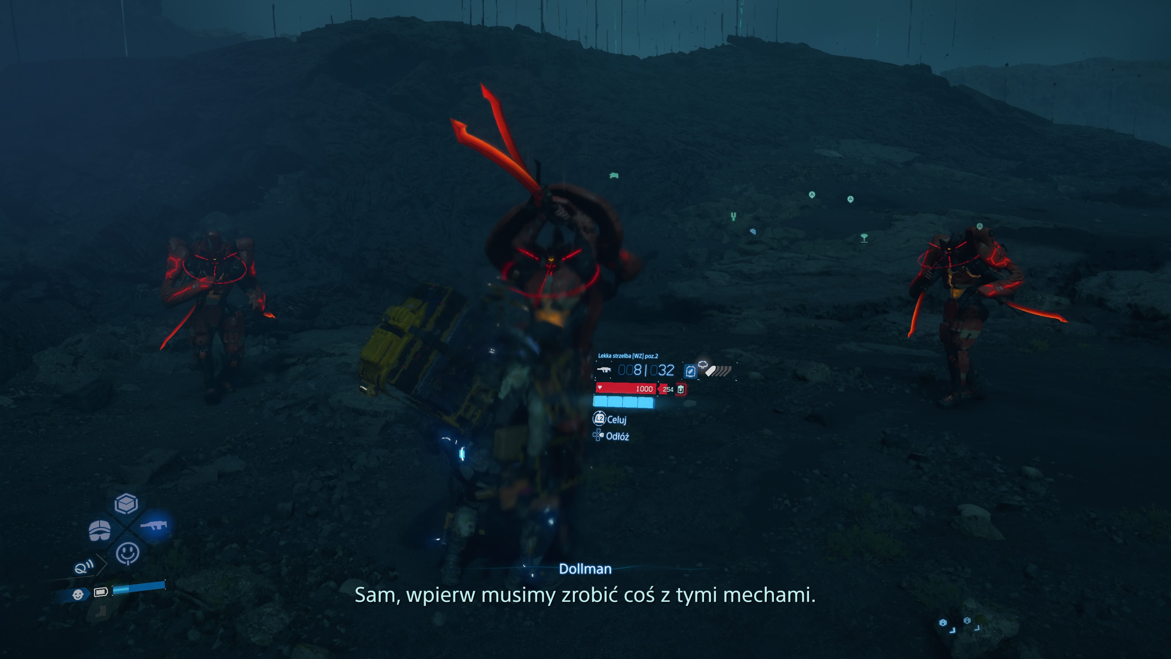 Death Stranding 2 - Zlecenie 22: Odszukaj Tomorrow, zmechanizowani wrogowie, widmowe ostrze