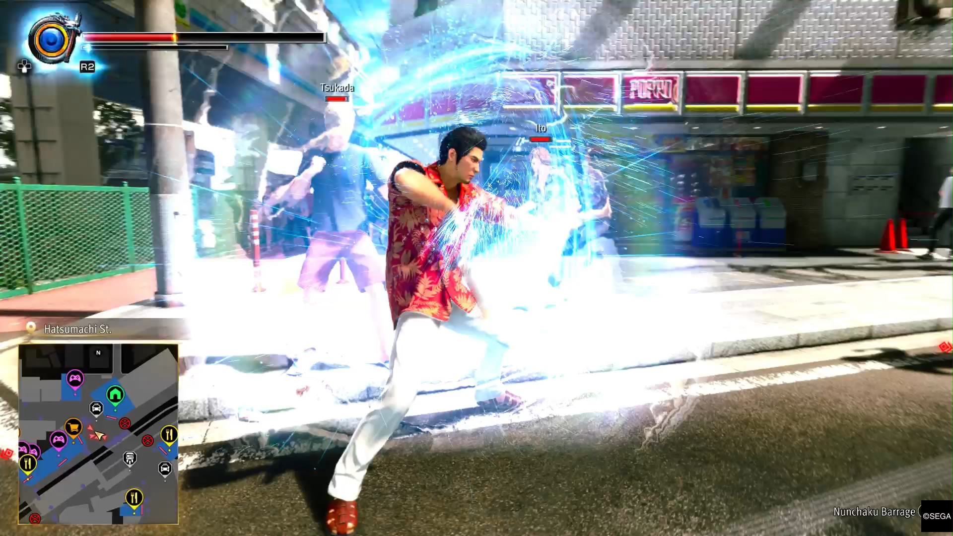 Yakuza Kiwami 3 & Dark Ties - recenzja - Kiryu korzysta z nunchaku