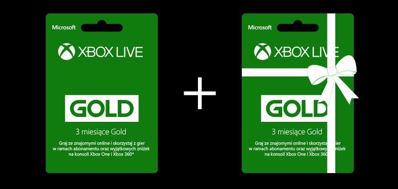Xbox Live Gold w promocji. 3 miesiące + 3 miesiące gratis