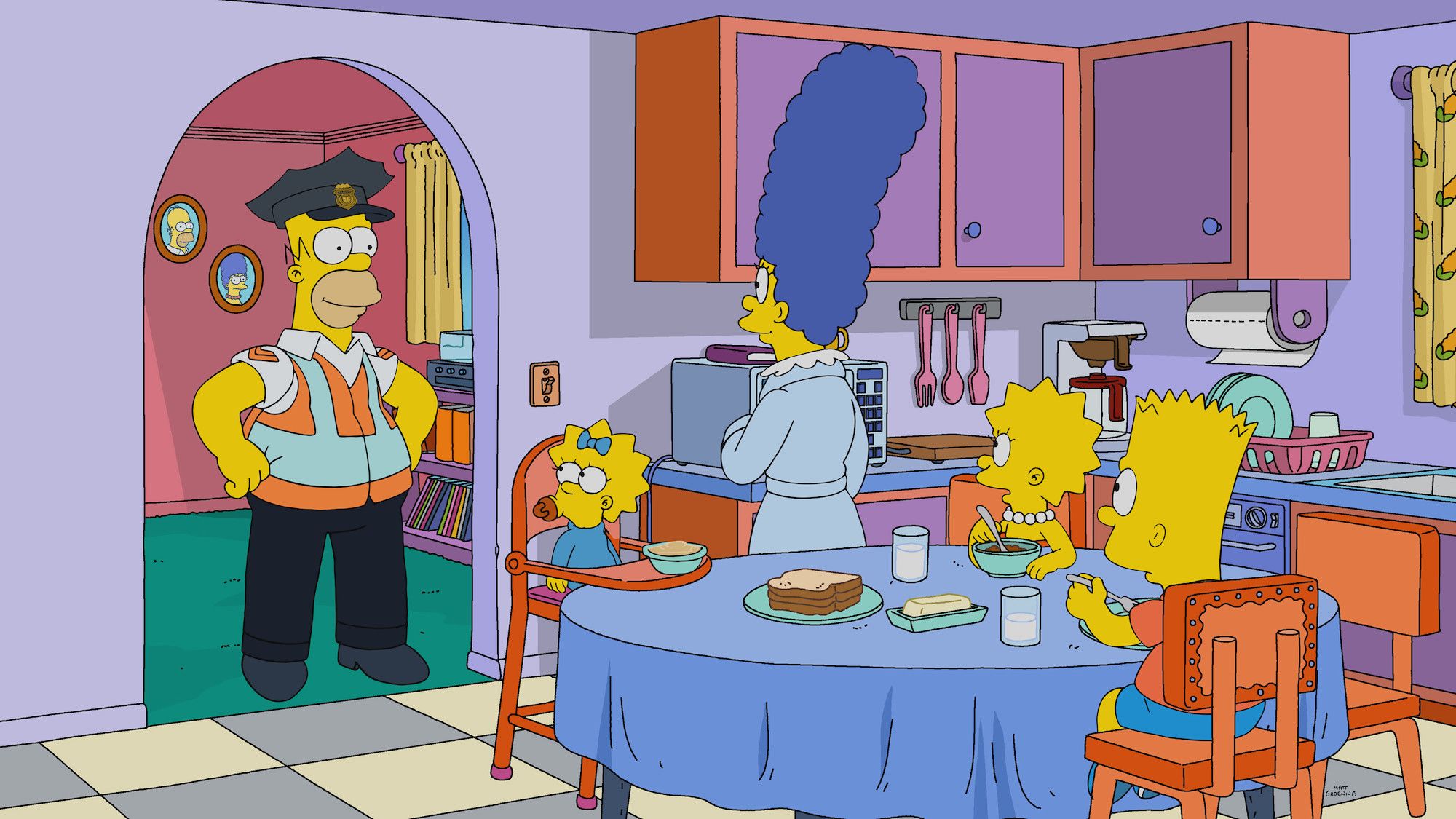 Stróż przejść dla pieszych, Homer