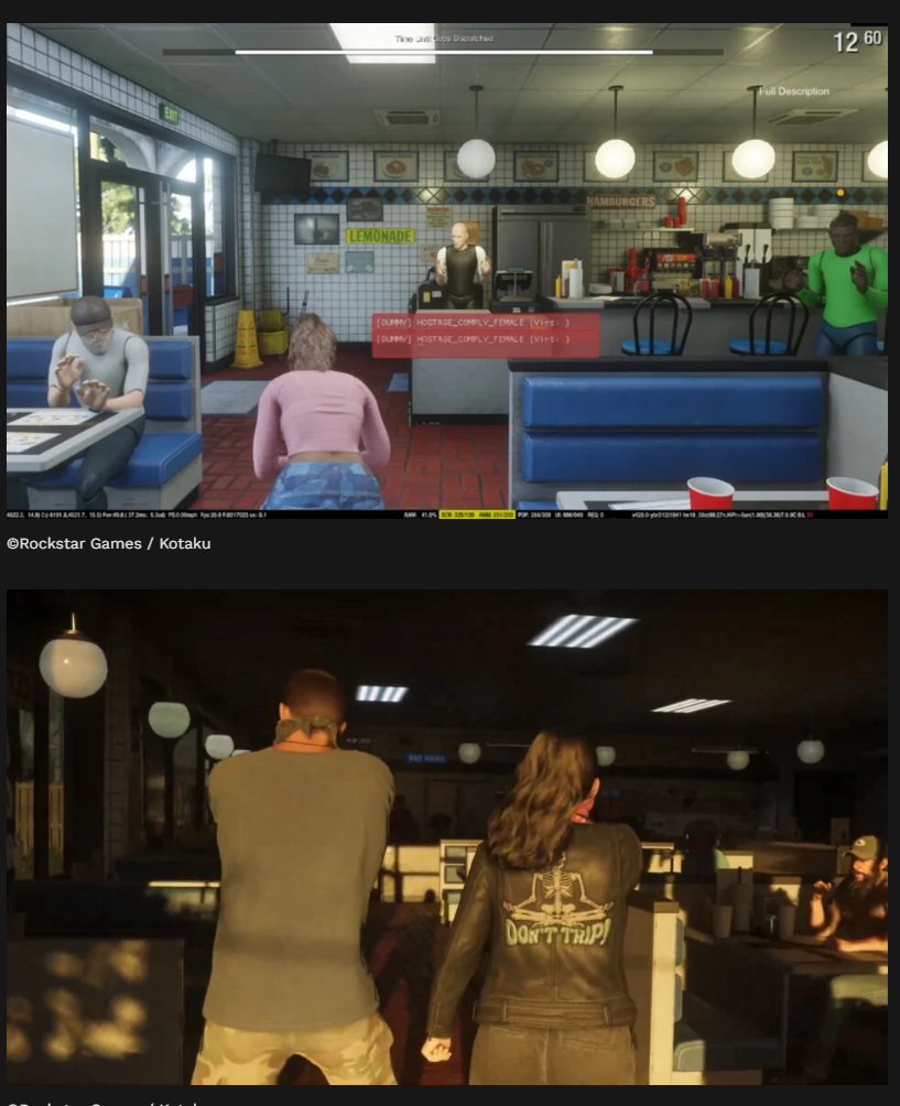 Rockstar Games pokazał nową wersję wycieku z 2022 roku. Zmiany są PRZEOGROMNE
