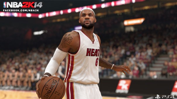 LeBron z NBA 2k14 wypięknieje na PlayStation 4