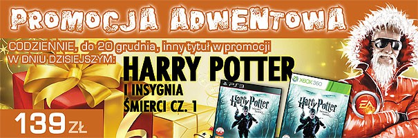 Dzisiaj: Harry Potter i Insygnia Śmierci 139 zł