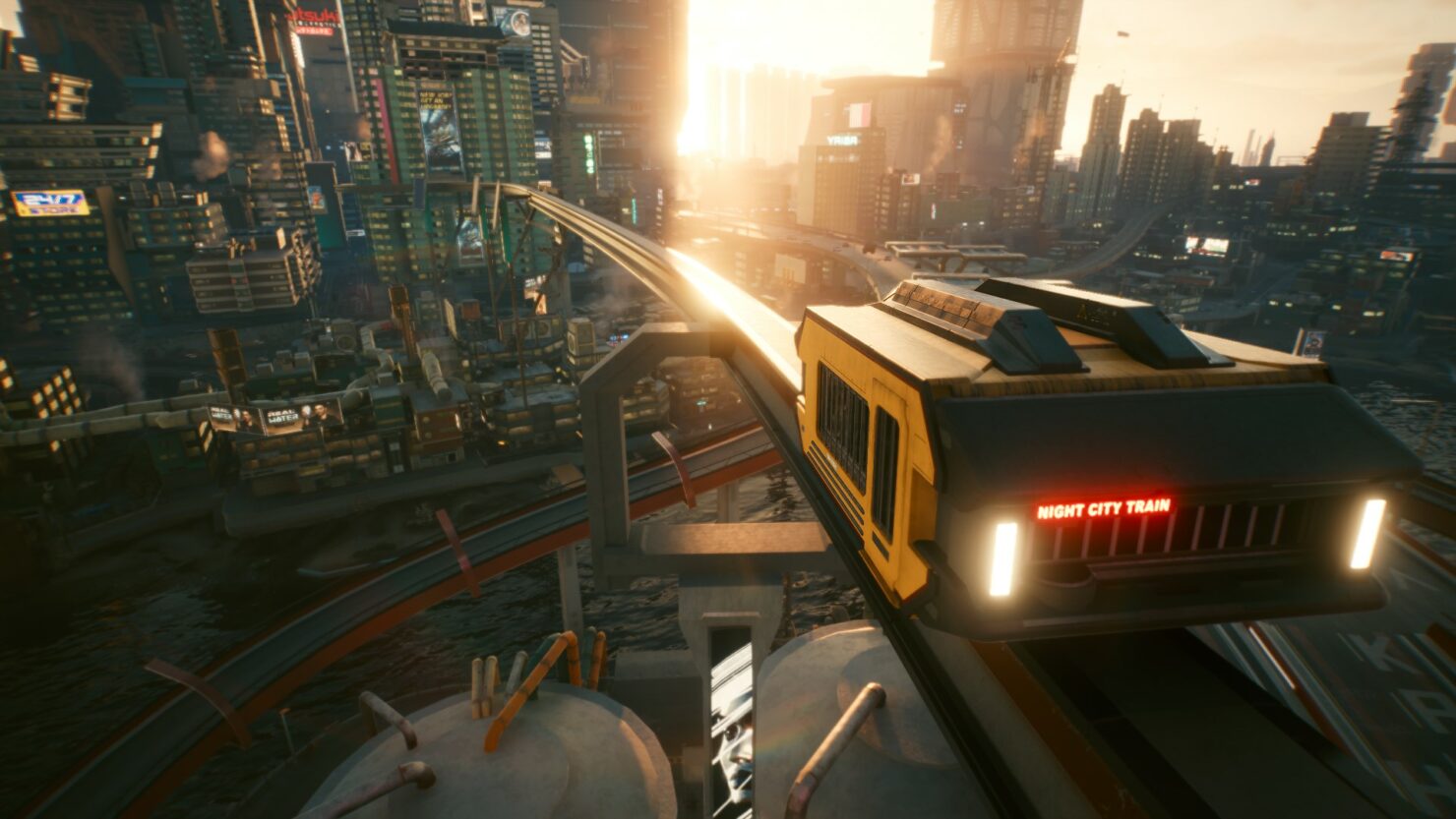 Cyberpunk 2077 z działającym systemem metra. Gracz przygotował 19 stacji