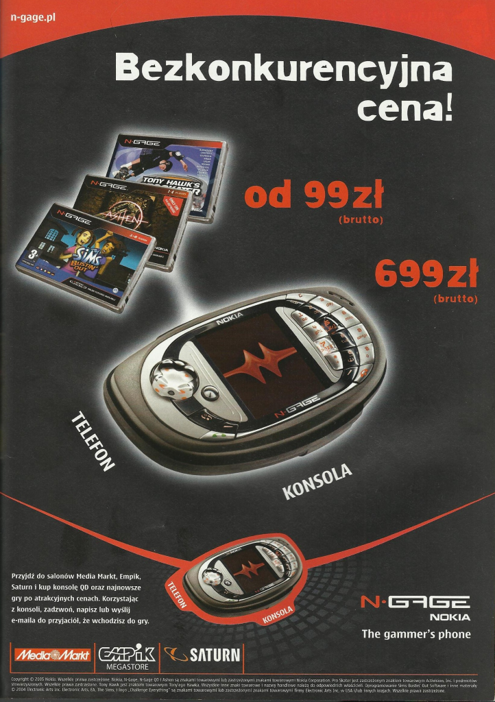 Wspominamy Nokię N-Gage