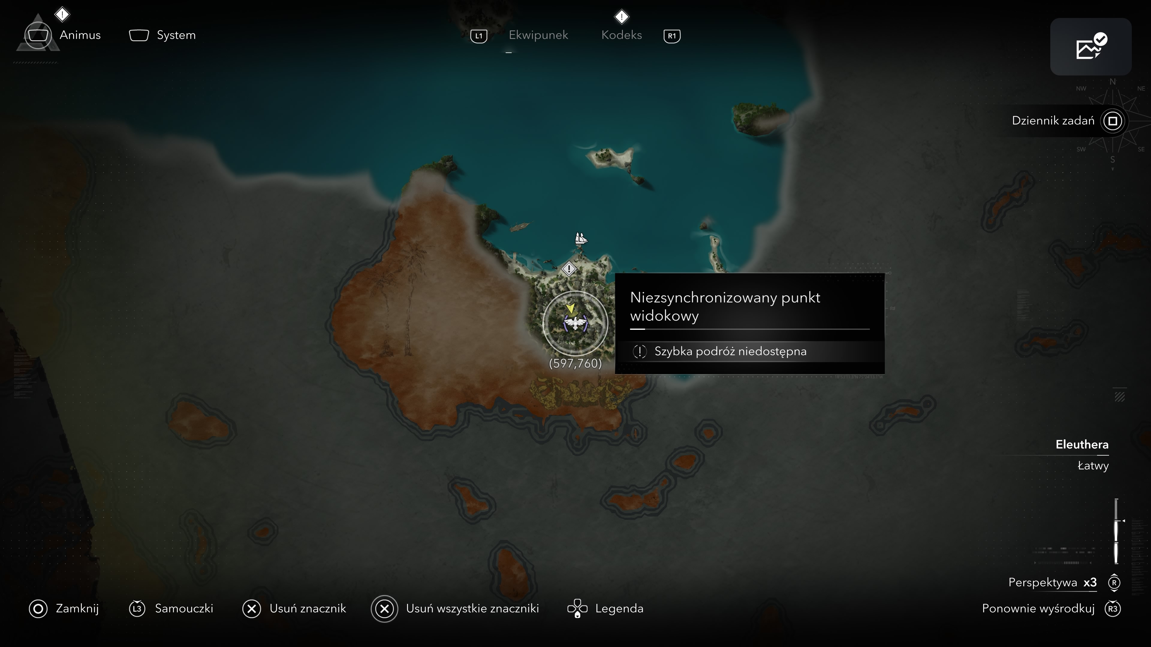 Assassin's Creed Black Flag Resynced - Wieże synchronizacyjne, punkty widokowe na Nassau