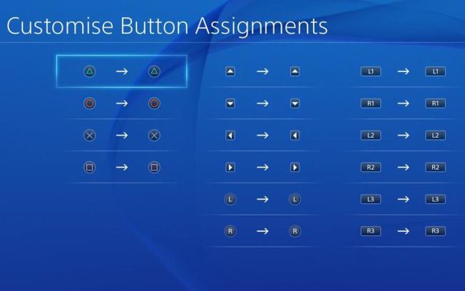 Rekonfiguracja przycisków i inne atrakcje - firmware 2.5 do PS4 na screenach