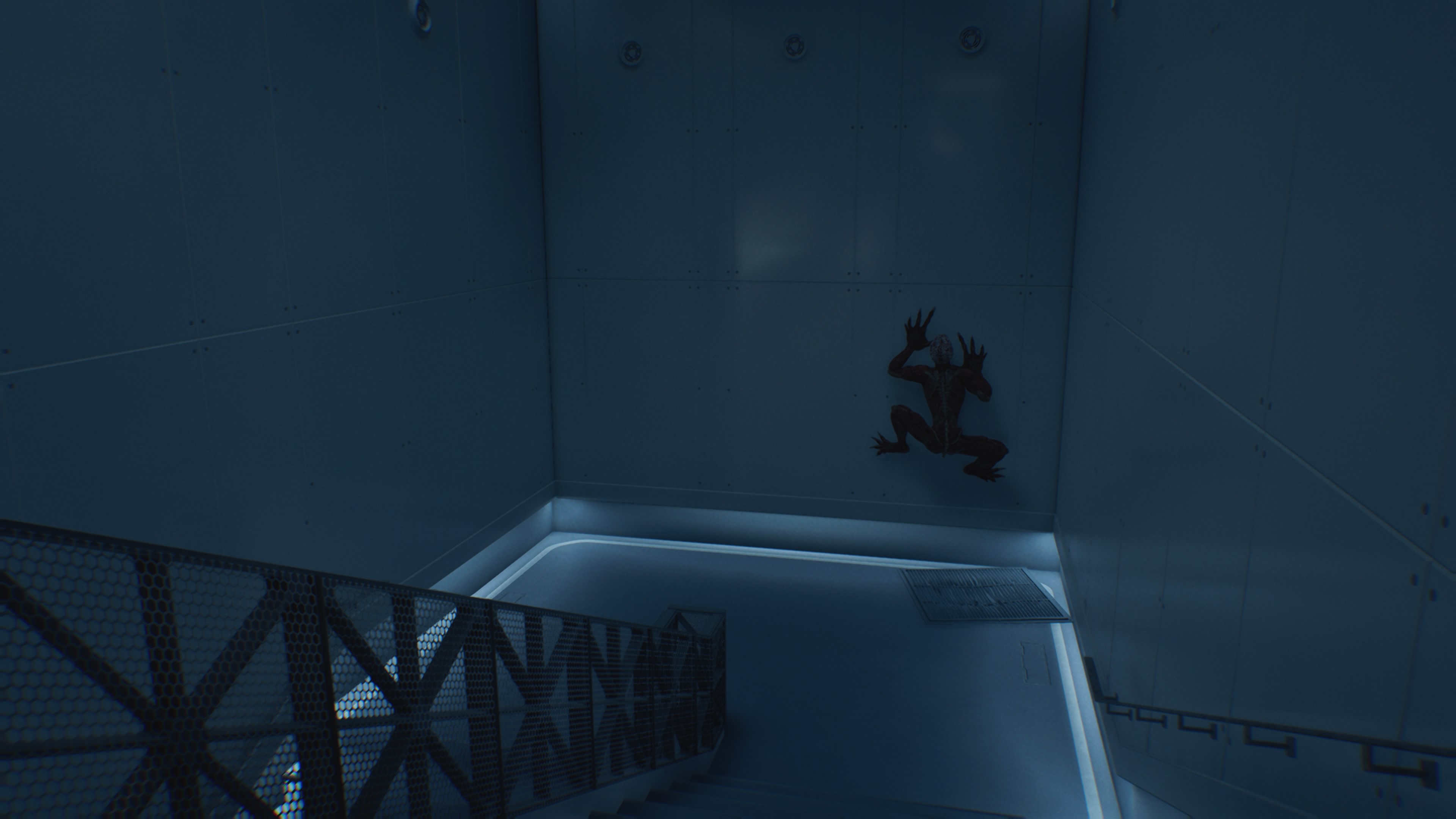 Resident Evil Requiem - Grace: dolne poziomy ARK, dźwig, Licker, Lizacz, karta magnetyczna, westybul, sfery