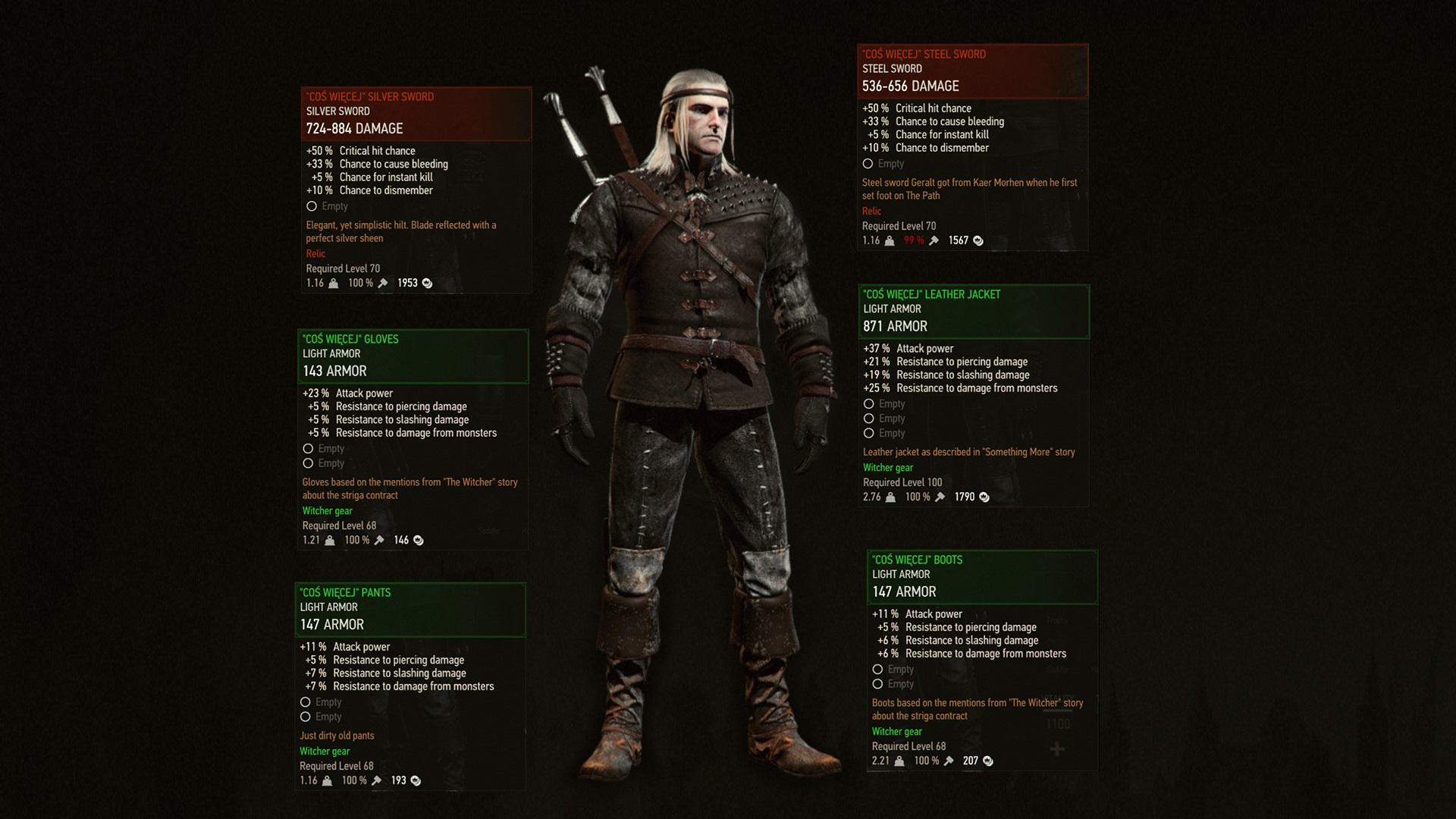 Wiedźmin 3 ze zbroją inspirowaną opowiadaniem Andrzeja Sapkowskiego  #1