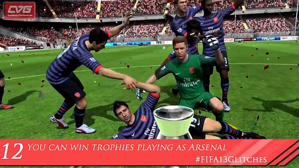 Niespodziewane błędy w FIFA 13 podane w krzywym zwierciadle