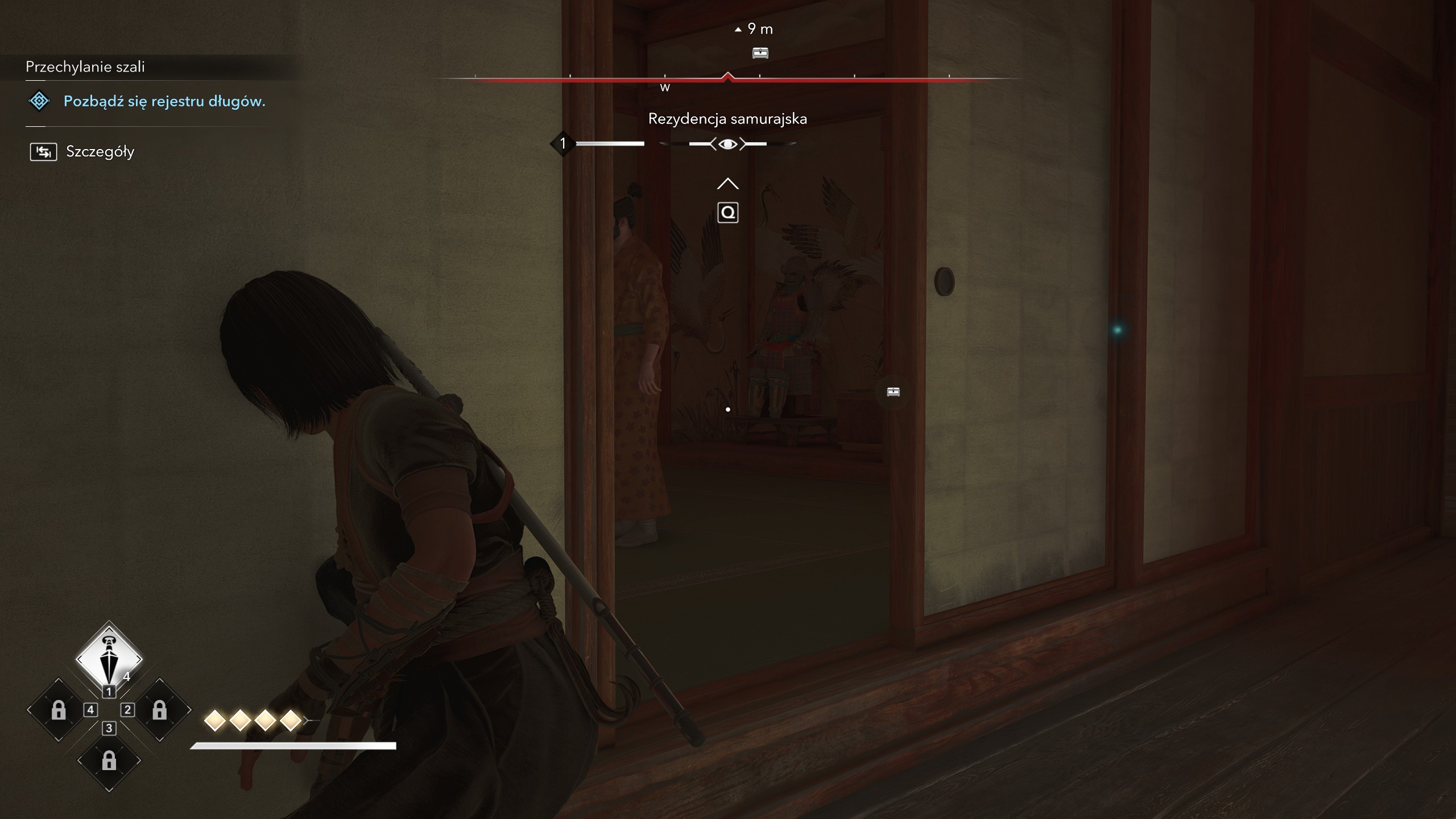 Assassin's Creed Shadows - Przechylanie szali, Źli ludzie dobrze sypiają: ashigaru, środek usypiający, rejestr
