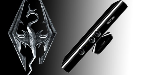 Z Kinectem przez mroźne Skyrim