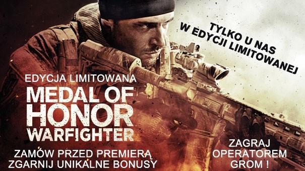 SKLEP: Ekskluzywne dodatki do limitowanej edycji Medal of Honor: Warfighter, tylko dla komandosów PS3 Sklepu! 