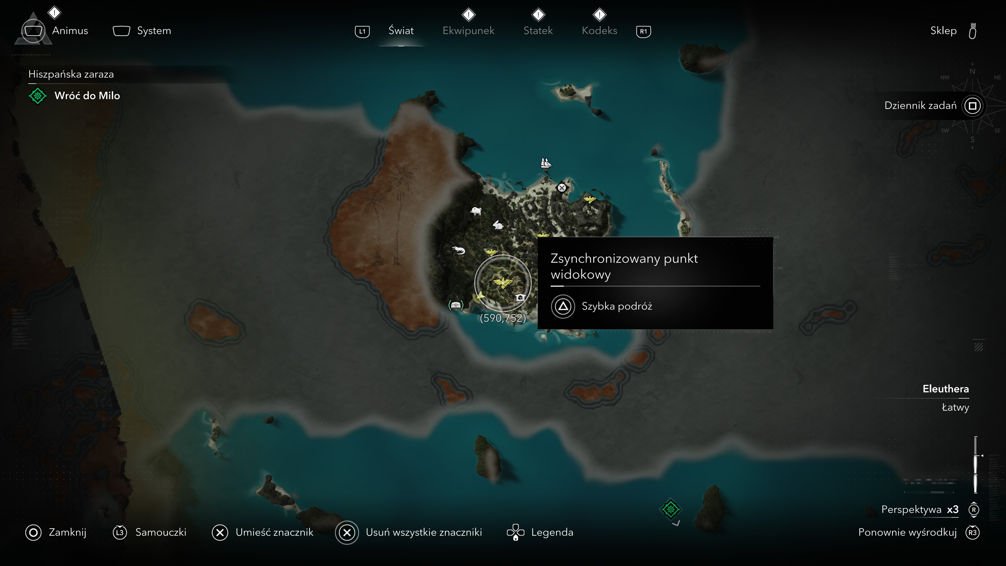 Assassin's Creed Black Flag Resynced - Wieże synchronizacyjne, punkty widokowe na Nassau