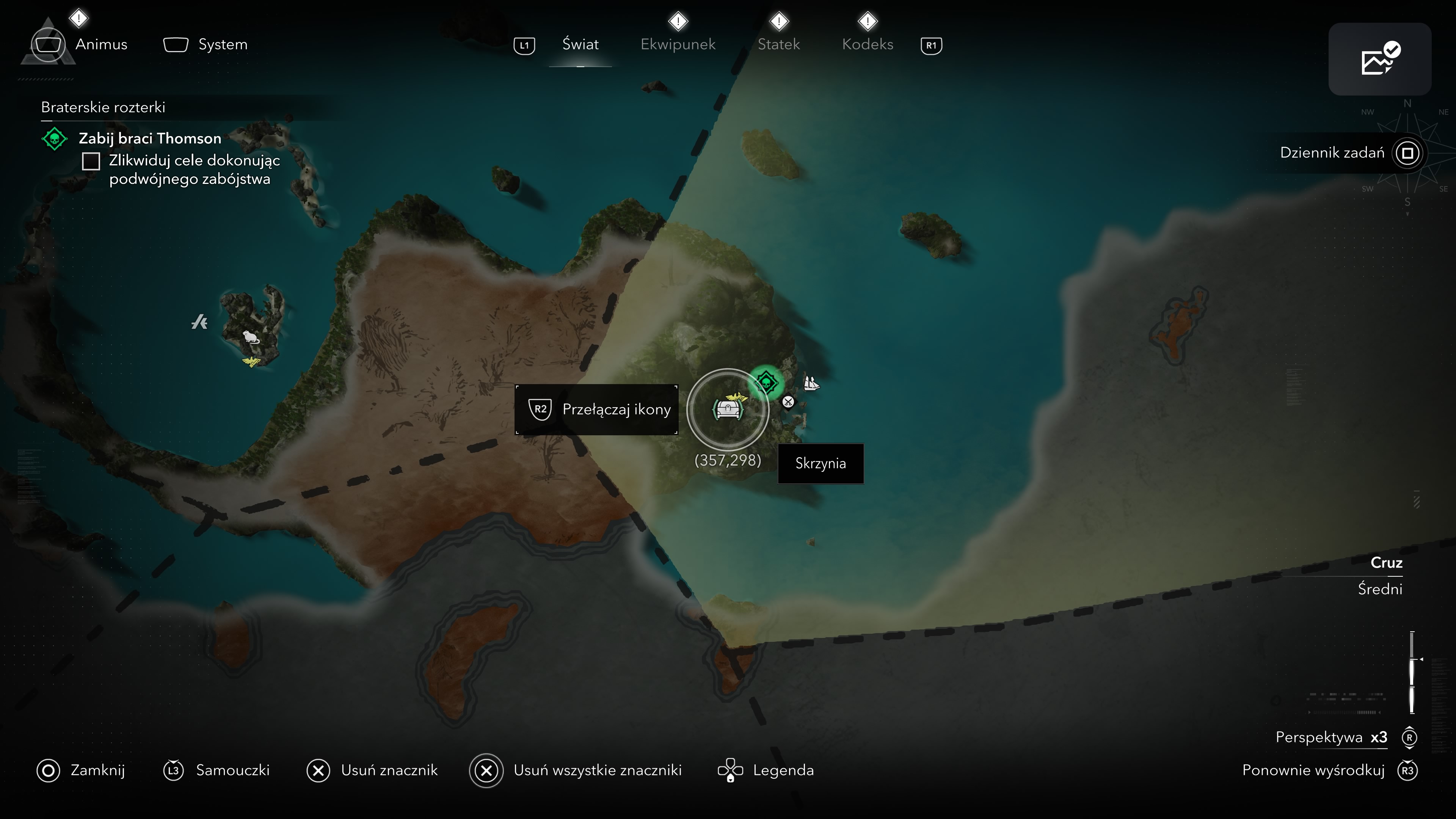 Assassin's Creed Black Flag Resynced - Sekrety w Wielki Kajman