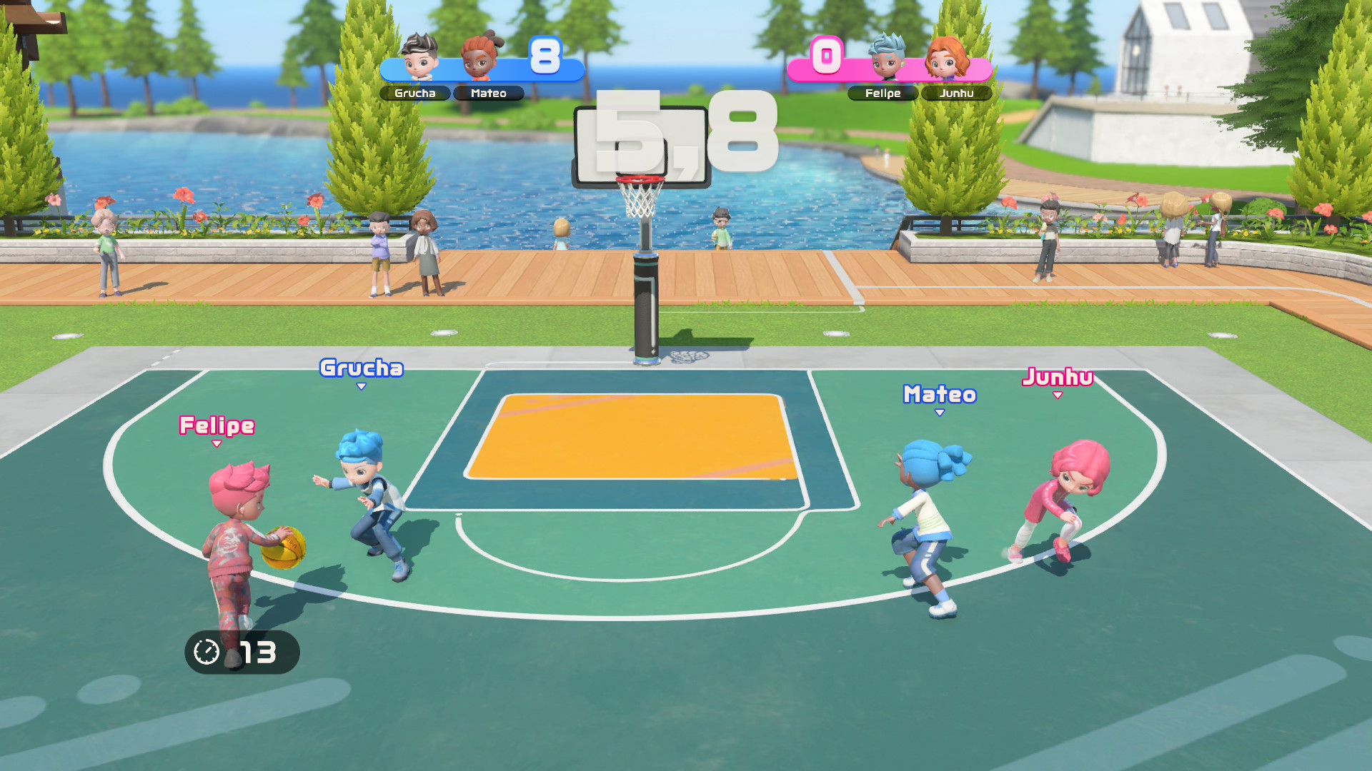 Nintendo Switch Sports Resort - recenzja gry. Koszykówka