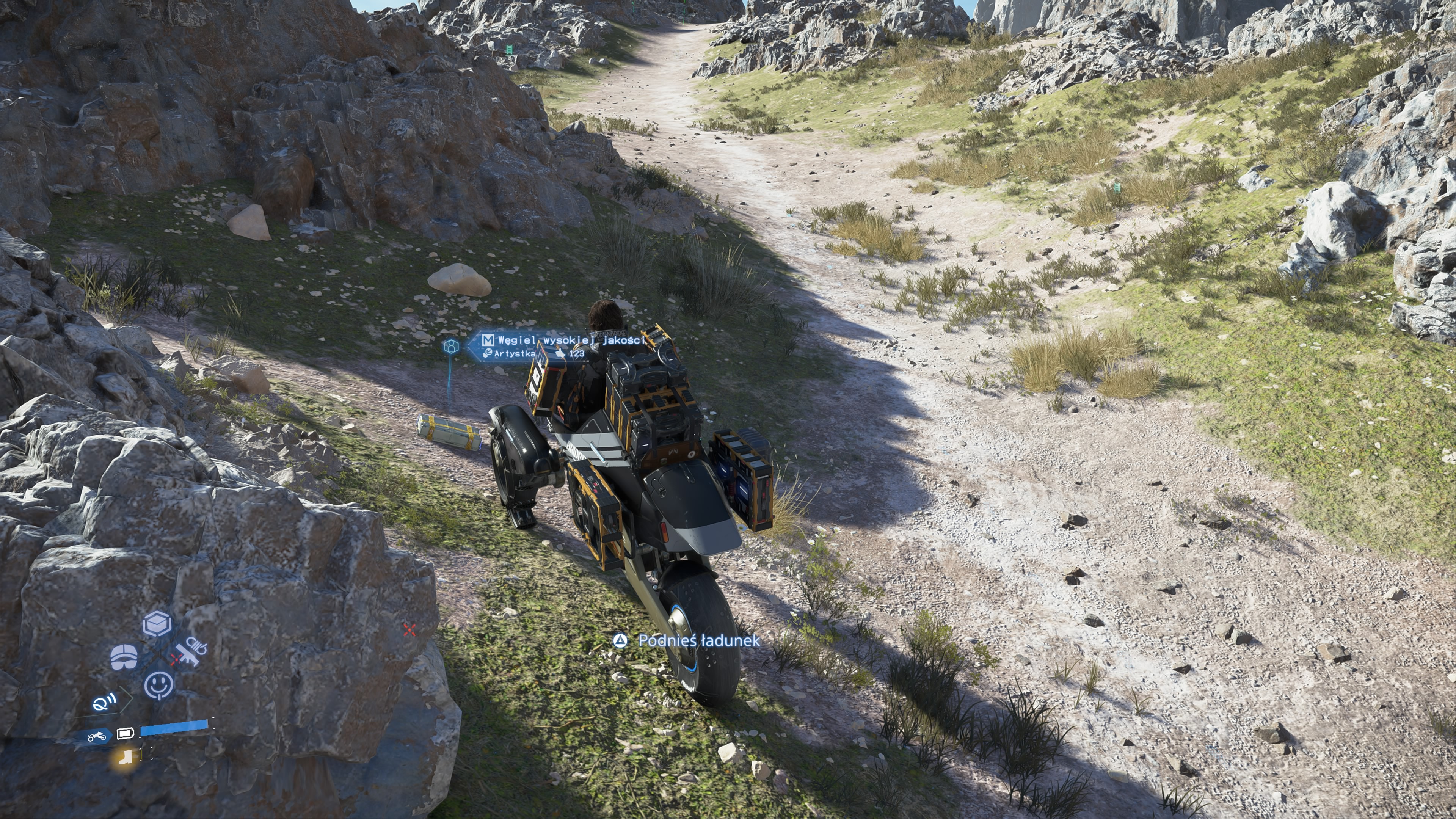 Death Stranding 2 - Artystka: zaginione ładunki, lokalizacja