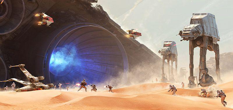 EA Dice pozwala nam pierwszy raz rzucić okiem na bitwę o Jakku w Star Wars: Battlefront