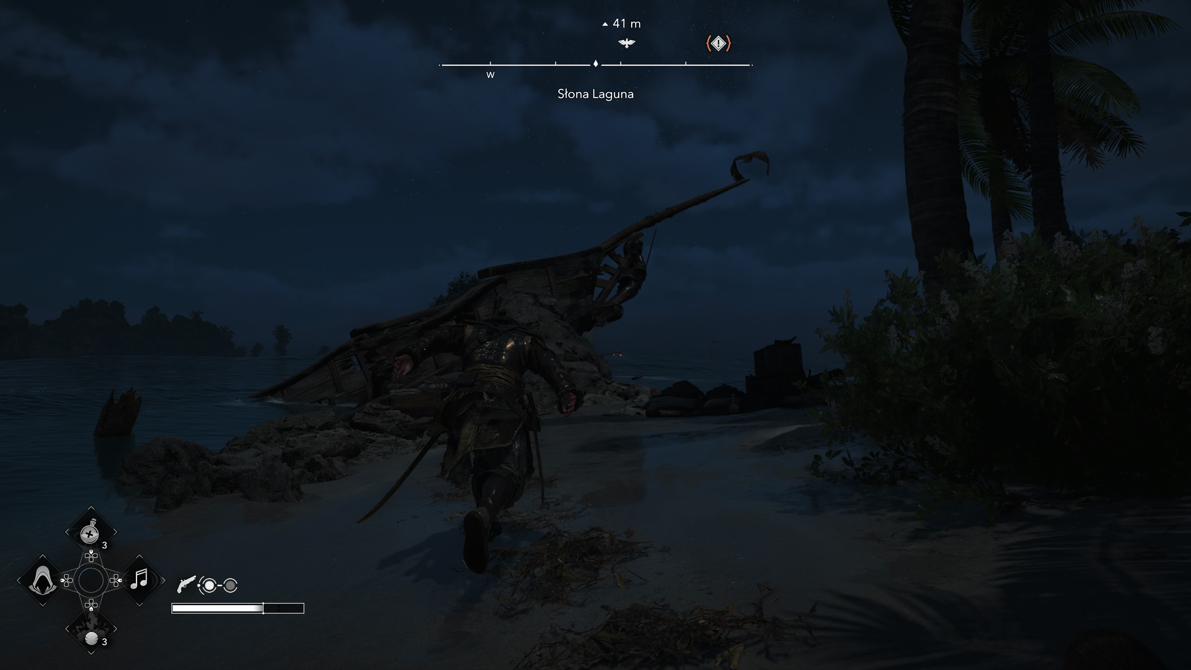 Assassin's Creed Black Flag Resynced - Wieże synchronizacyjne, punkty widokowe na Słona Laguna