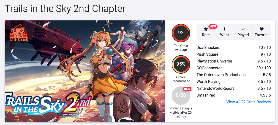 Trials in the Sky 2nd Chapter recenzje