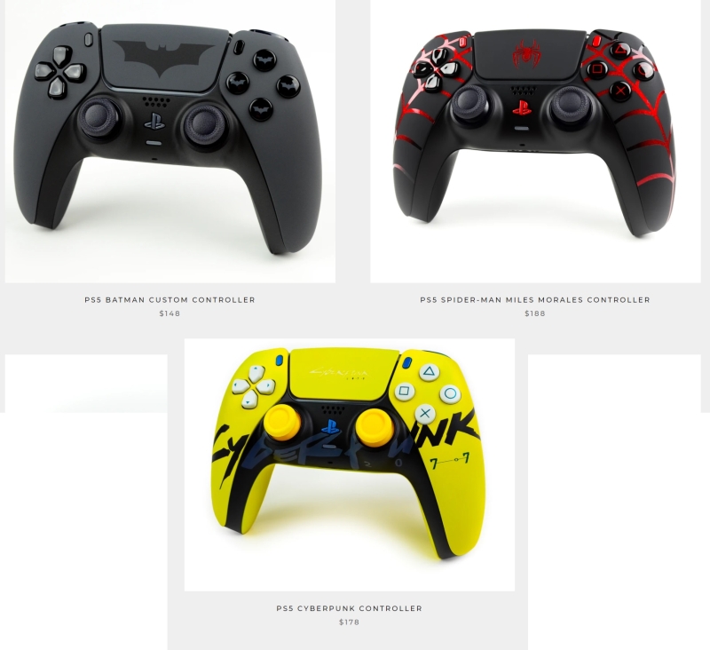 DualSense od PS5 w barwach PlayStation, PS2 lub Cyberpunka 2077. Ruszyła sprzedaż odpicowanych kontrolerów
