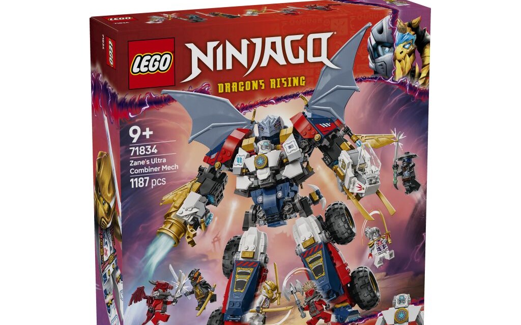 Coś dla fanów LEGO Ninjago. Zestaw z ruchomym ultramechem Zane'a i 6 minifigurkami za 279 zł zamiast 439 zł