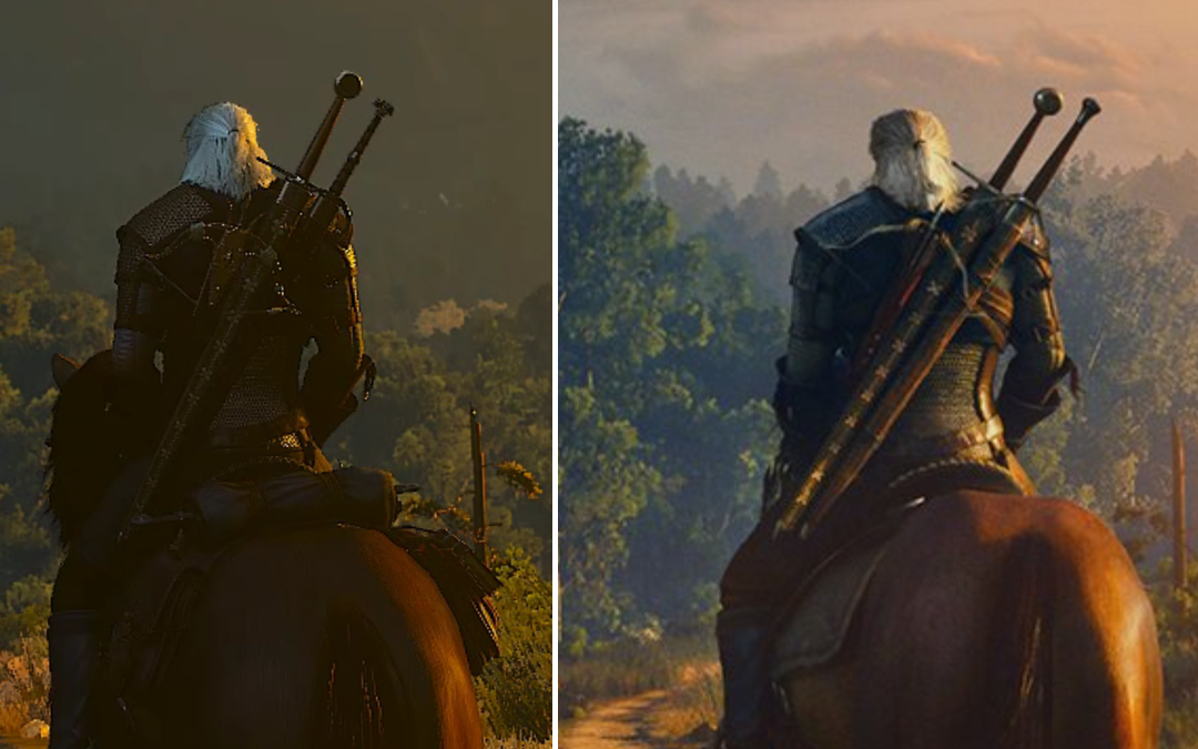 The Witcher 3 en PS5 y XSX |  ¿Hinchar?  La primera comparación es interesante.