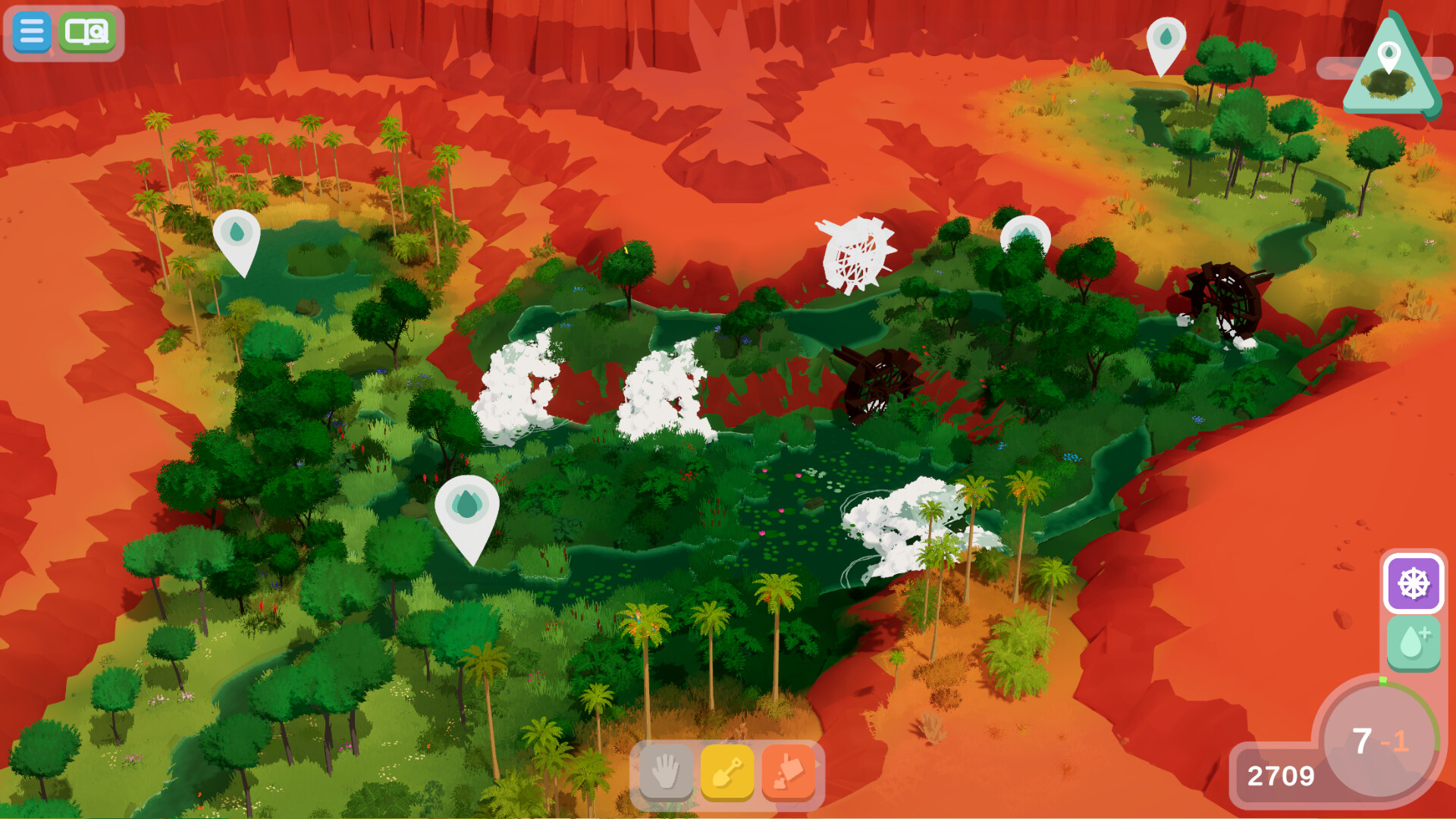 WATERFUL: a tiny oasis builder #3