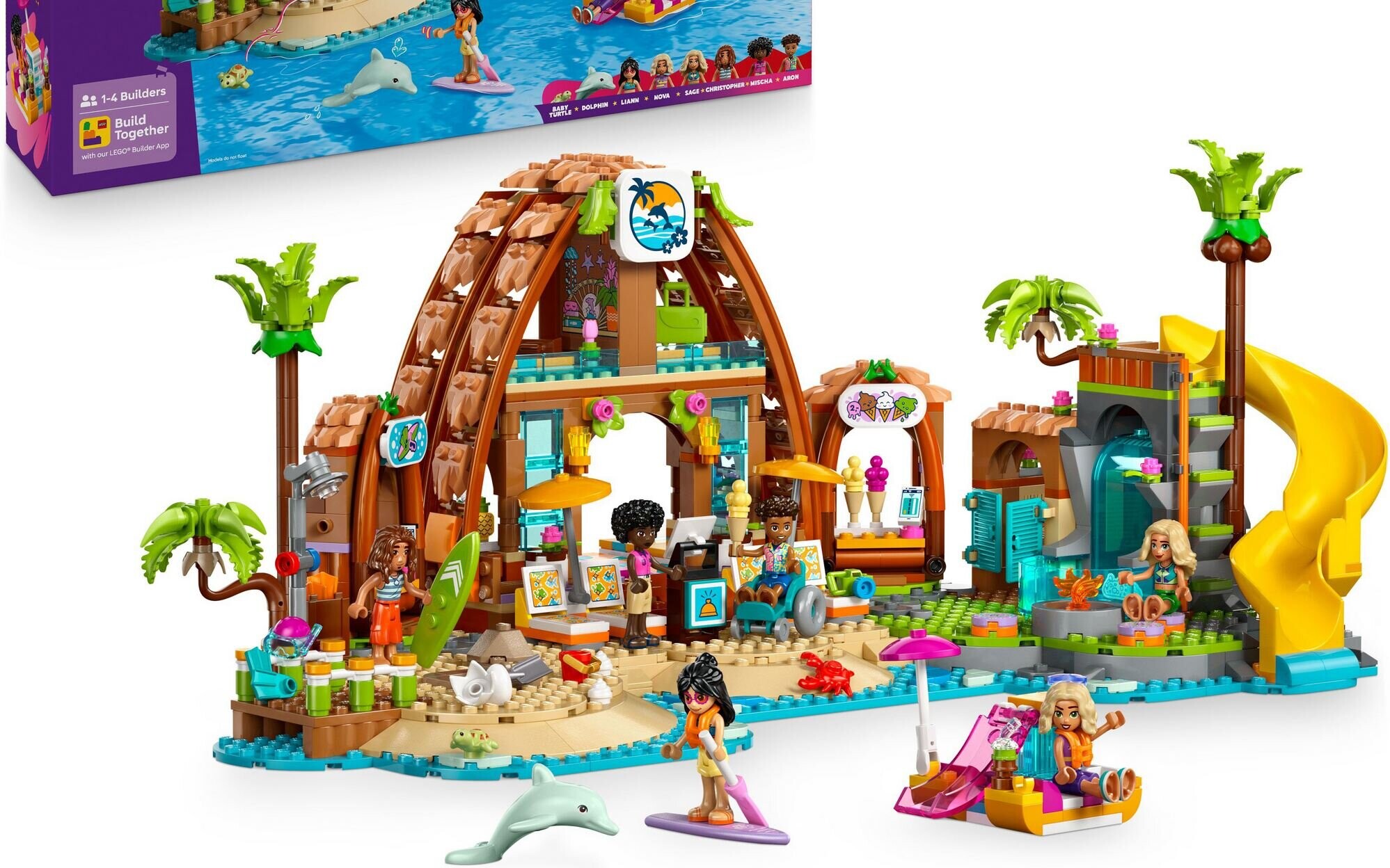lego friends rodzinne wakacje na plaży