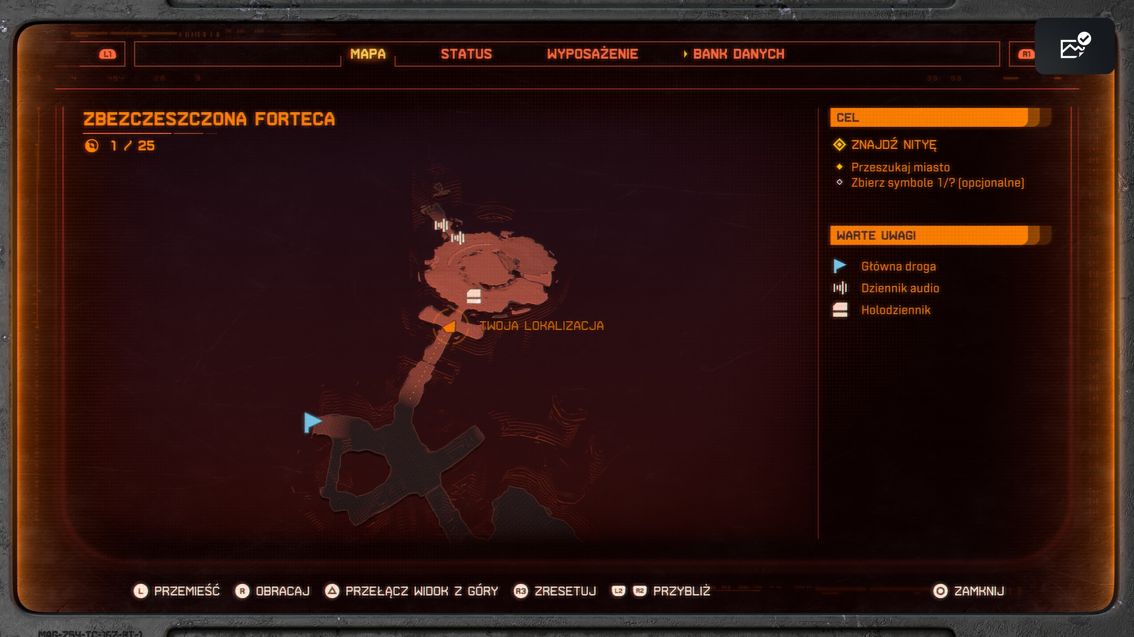 Saros - Zbezczeszczona forteca: wszystkie przedmioty, znajdźki, dzienniki audio i tekstowe